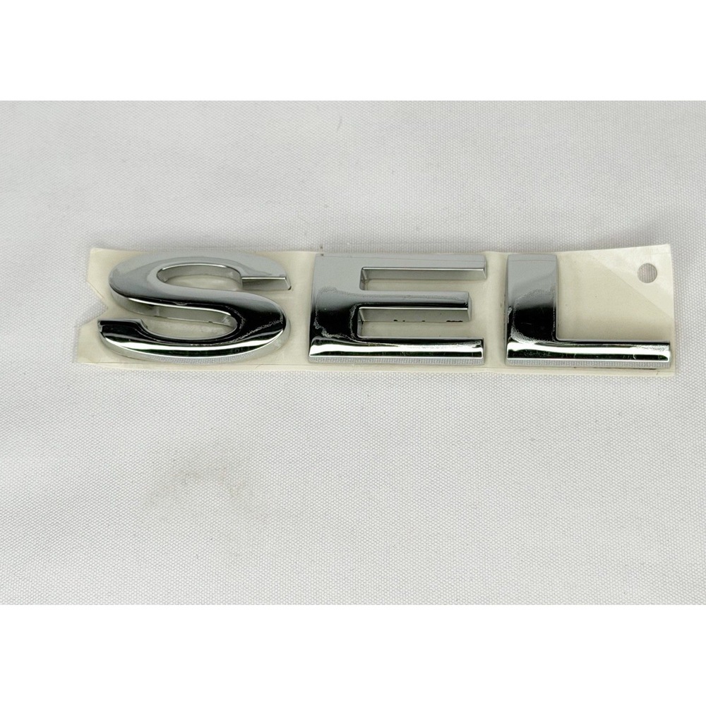 New OEM Ford SEL Liftgate Tailgate Emblem Badge Chrome 7T4Z-7842528-C NOS